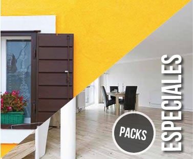 Packs para pintar interiores y exteriores